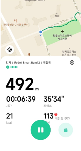 Xiaomi Redmi Smart Band 2: Exercício