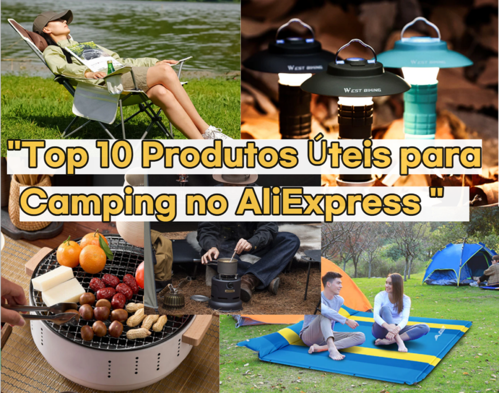 Top 10 Produtos Úteis de Camping do AliExpress