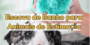 Escova de Banho para Animais de Estimação