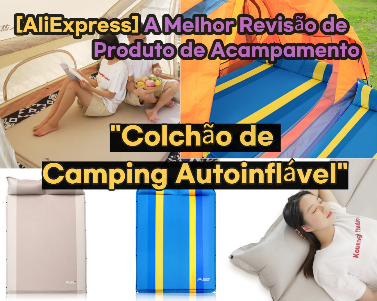 Colchão de Camping Autoinflável