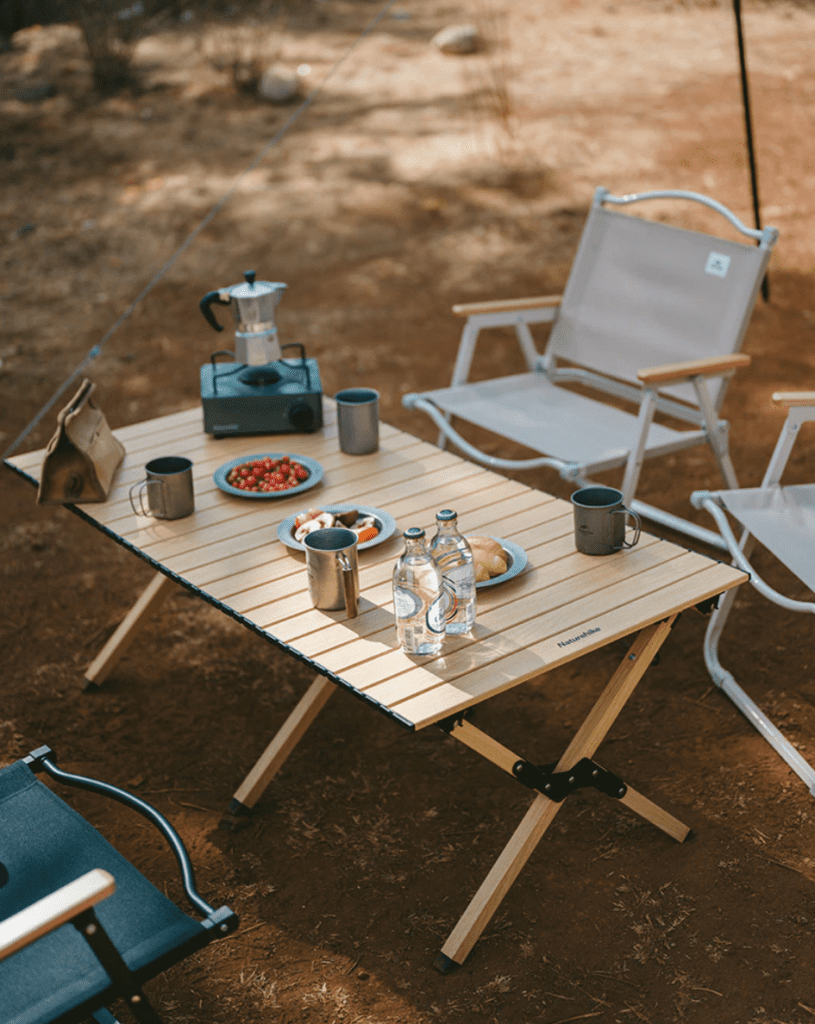  Mesa de Camping Dobrável