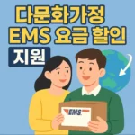 다문화가정 EMS 요금 할인 지원! 국제우편 10% 절약하는 꿀팁 공개